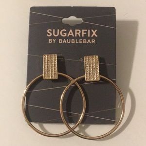 Rose gold dangling earrings